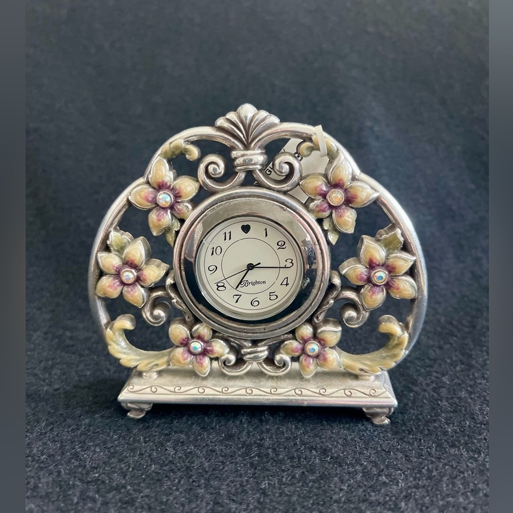 Brighton Morning Glory Decor Clock